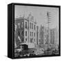 Chicago Courthouse after Great Fire-Lewis Wickes Hine-Framed Stretched Canvas