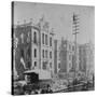 Chicago Courthouse after Great Fire-Lewis Wickes Hine-Stretched Canvas