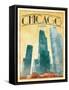 Chicago cover-Jace Grey-Framed Stretched Canvas
