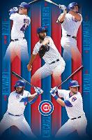 Chicago Cubs- 2016 Lineup-null-Lamina Framed Poster