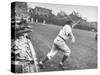 Chicago Cubs Manager Charlie Grimm Racing on to the Field Screaming-null-Stretched Canvas