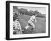 Chicago Cubs Manager Charlie Grimm Racing on to the Field Screaming-null-Framed Photographic Print