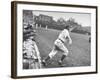 Chicago Cubs Manager Charlie Grimm Racing on to the Field Screaming-null-Framed Photographic Print