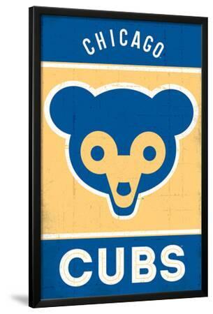 Chicago Cubs MLB Retro Logo poster 22.5 x 34/"