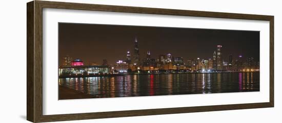 Chicago Cubs Skyline-Patrick Warneka-Framed Photographic Print