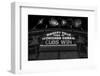 Chicago Cubs Win Fireworks Night BW-Steve Gadomski-Framed Photographic Print