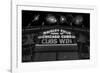 Chicago Cubs Win Fireworks Night BW-Steve Gadomski-Framed Photographic Print