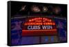 Chicago Cubs Win Fireworks Night-Steve Gadomski-Framed Stretched Canvas