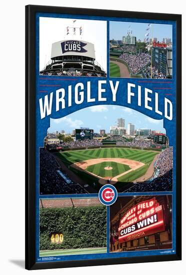 CHICAGO CUBS - WRIGLEY FIELD 17-null-Lamina Framed Poster