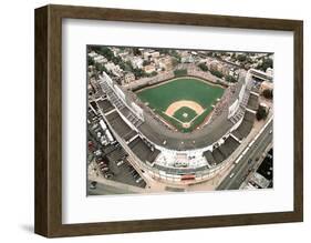 Chicago Cubs Wrigley Field Sports-Mike Smith-Framed Art Print