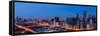 Chicago Dawn-Steve Gadomski-Framed Stretched Canvas