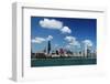 Chicago Daytime Skyline View from the Lake Michigan under Blue Sky. Panoramic View.-Yaro-Framed Photographic Print