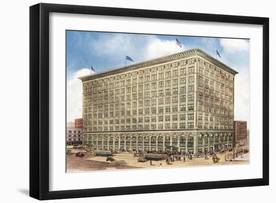 Chicago Department Store-null-Framed Art Print