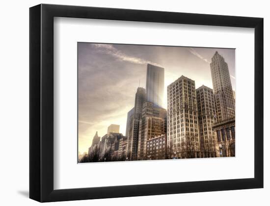 Chicago Downtown Afternoon-null-Framed Art Print