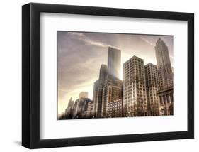 Chicago Downtown Afternoon-null-Framed Art Print