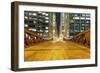 Chicago Downtown at Night-TEA-Framed Photographic Print