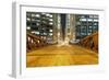 Chicago Downtown at Night-TEA-Framed Photographic Print