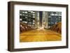 Chicago Downtown at Night-TEA-Framed Photographic Print