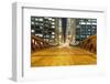 Chicago Downtown at Night-TEA-Framed Photographic Print