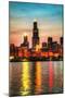 Chicago Downtown Cityscape-photo.ua-Mounted Photographic Print