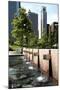 Chicago Downtown Park With Fountains-Patrick Warneka-Mounted Photographic Print