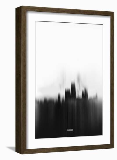 Chicago Downtown-NaxArt-Framed Art Print