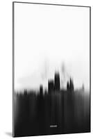 Chicago Downtown-NaxArt-Mounted Art Print