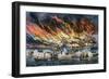 Chicago: Fire, 1871-Currier & Ives-Framed Giclee Print