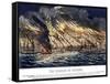 Chicago: Fire, 1871-Currier & Ives-Framed Stretched Canvas