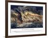 Chicago: Fire, 1871-Currier & Ives-Framed Giclee Print