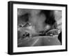 Chicago Firemen Combat Blazes During Race Riots Following Murder of Martin Luther King Jr-null-Framed Photographic Print
