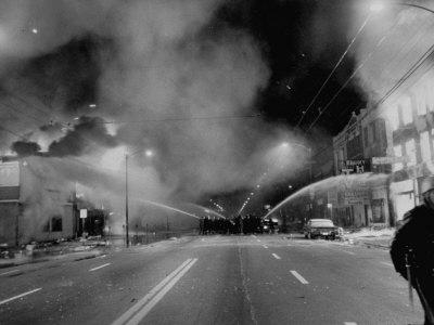 'Chicago Firemen Combat Blazes During Race Riots Following Murder of ...