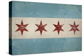 Chicago Flag-Ryan Fowler-Stretched Canvas