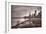 Chicago Foggy Lakefront BW-Steve Gadomski-Framed Photographic Print