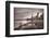 Chicago Foggy Lakefront BW-Steve Gadomski-Framed Photographic Print