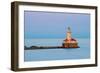 Chicago Harbor Light.-rudi1976-Framed Photographic Print