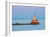 Chicago Harbor Light.-rudi1976-Framed Photographic Print