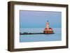 Chicago Harbor Light.-rudi1976-Framed Photographic Print