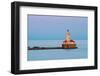 Chicago Harbor Light.-rudi1976-Framed Photographic Print