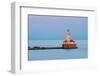 Chicago Harbor Light.-rudi1976-Framed Photographic Print