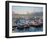 Chicago Harbor-Mark Lague-Framed Art Print