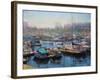 Chicago Harbor-Mark Lague-Framed Art Print