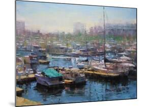 Chicago Harbor-Mark Lague-Mounted Art Print