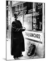 Chicago Homeless Man on Thanksgiving, 1952-null-Mounted Photo