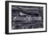 Chicago Icons BW-Steve Gadomski-Framed Photographic Print