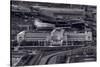 Chicago Icons BW-Steve Gadomski-Stretched Canvas