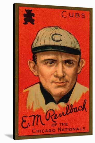 Chicago, IL, Chicago Cubs, Edward M. Reulbach, Baseball Card-Lantern Press-Stretched Canvas