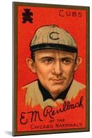 Chicago, IL, Chicago Cubs, Edward M. Reulbach, Baseball Card-Lantern Press-Mounted Art Print