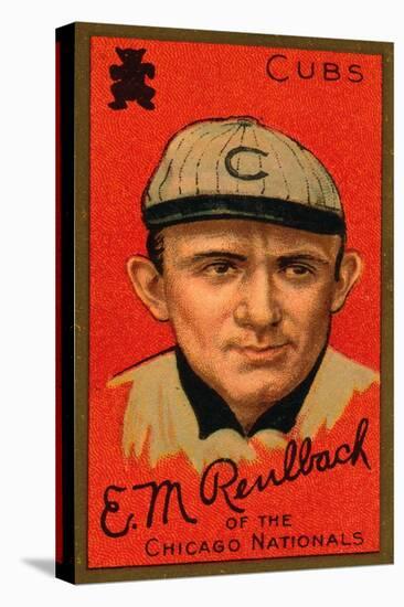 Chicago, IL, Chicago Cubs, Edward M. Reulbach, Baseball Card-Lantern Press-Stretched Canvas