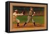 Chicago, IL, Chicago Cubs, Frank Chance, Baseball Card-Lantern Press-Framed Stretched Canvas